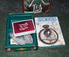 Tea for 2 – Board Game 2 Player Only Alice Wonderland (Space Cowboys) VG+