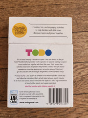 The ToDo Game Toddler Edition, Sensory Creative Fun Activity Cards