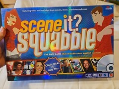 Scene It? Squabble Game W/Real Clips Trivia Movie TV Music More DVD Men vs Women