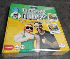 Who’s The Dude Hilarious Charades Game with Life Size Inflatable Dude SEALED NEW