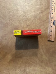 1938 Milton Bradley Letter-Grams Cross Word Card Game Cross Word Anagram