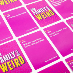 Our Family Is so Weird [A Family Card Game to Decide Who’S Most Likely to | Game