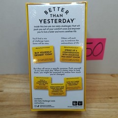 Better Than Yesterday Card Game 365 Daily Challenges