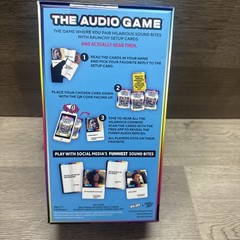 The Audio Game by Wilder Toys NEW Audio App Game 2 to 8 players New In Box