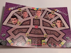 NSYNC Backstage Pass Board Game Patch Games 2000 BOARD ONLY – See Video