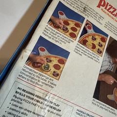 Vintage 1987 PIZZA PARTY Board Game Parker Brothers 100% COMPLETE Instructions