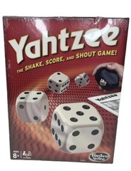 Yahtzee Classic Hasbro Dice Board Game New In Box Sealed Fun Family Word Lovers
