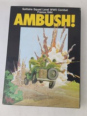 AMBUSH! Solitaire Squad Level WWII Comabat France 1944- Victory Games- Unpunched