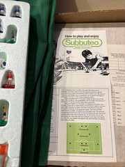 Subbuteo Table Soccer Club Edition Board Game Jokari 1981 Box Worn Contents VG