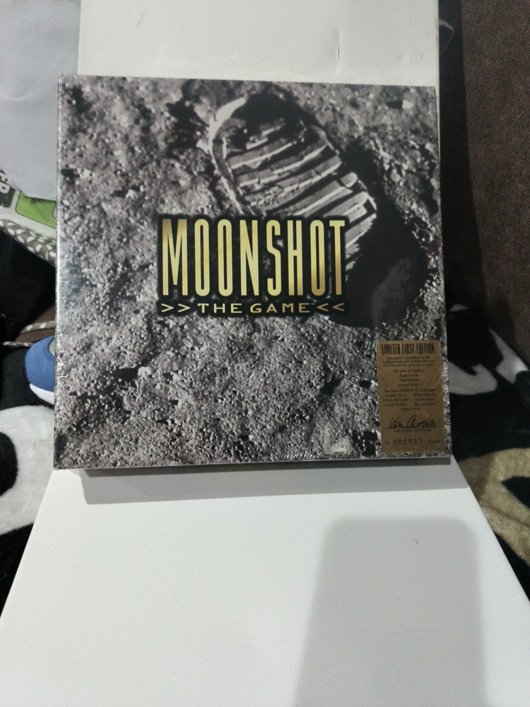 Moonshot The Game Signed Limited Edition NASA MOON Challenger Space Apollo NIB