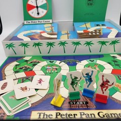 PETER PAN GAME 1990 University Games Board Fairy Tale Vintage COMPLETE FREE SHIP