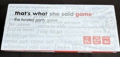 That’s What She Said Adult Party Game Base Set Twisted Innuendos NIB Sealed
