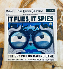 RIDLEY’S GAMES~It Flies It Spies~The Spy Pigeon Racing Game~New in Box