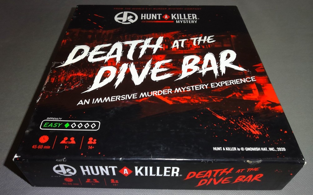 Hunt A Killer Death At The Dive Bar Murder Mystery Experience Easy 45-60 Minutes