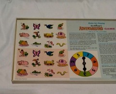 Adventureland Board Game 1950’s Toucan Cruise Disney Parker Brothers Unpunched