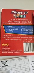 Phase 10 Dice Game – Red Box – 2001 Fundex Games – Open Box