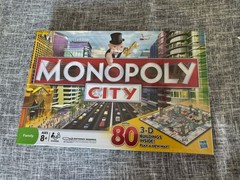 Monopoly City 3D Buildings Board Game Hasbro 2009 Sealed New