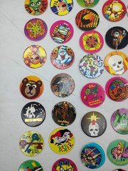 Lot of 220 Pogs / Milk Caps, Vintage 1990s Retro Nostalgia! Mix Take A Look!