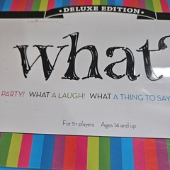 What? Hilarious Party Game Tin Box Deluxe Edition Outset Media 2007
