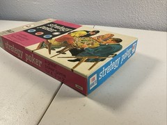 STRATEGY POKER Board Game (1967 Milton Bradley) — Complete in Box