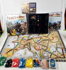 Ticket To Ride Europe Board Game. DO7202 Complete