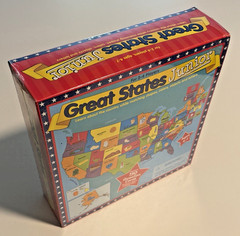 Great States Junior Board Game Factory Sealed 2003 Educational Geography Learn