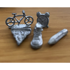 LSUopoly College-Opoly Replacement Tokens Pizza, Boot, Bike, Clock, Boot