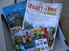 Ticket to Ride Europe Boardgame Days of Wonder DO7202 Used Complete Family Game