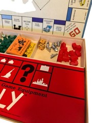 Vintage 1961 Monopoly Board Game by Parker Brothers Classic Original