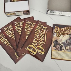 Dastardy Dirigibles Complete In Box Card Game Steampunk Airship Building Game