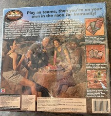 Mattel Survivor: The Australian Outback Board Game Team Play 4-8 Adult 2000
