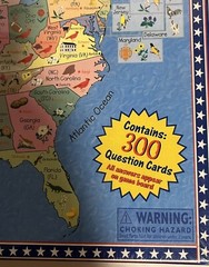 Great States Board Game USA 1999 Geographic Landmarks Capitals State Locations