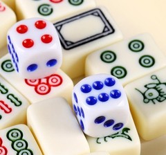 Luxurious Mini Mahjong Game – 144 Scratch-Resistant Tiles for Endless Enjoyment