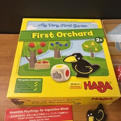 HABA My Very First Games First Orchard Game 2009 Complete Wooden Fruit
