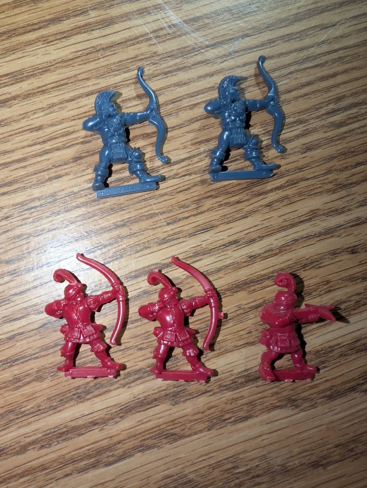 1992 MILTON BRADLEY BATTLE MASTERS CHAOS ARMY LOT OF 4 ARCHER FIGURES PARTS