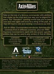 Axis & Allies: Commanders Expansion