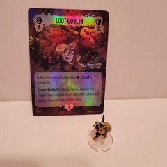 Dungeons And Dragons Onslaught Loot Goblin Promo Figure & Foil Card