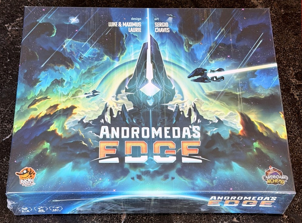 Andromeda’s Edge Board Game – Cardboard Alchemy – Lucky Duck Games – New Sealed