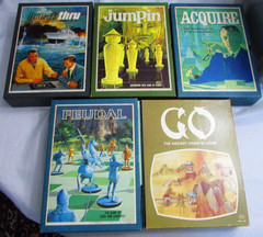 VINTAGE 3M BOOKSHELF GAMES 5 COUNT LOT COMPLETE pre owned