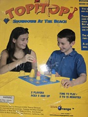 Topitop Wooden Game Blue 2004 Showdown At The Beach Ages 5+ New Sealed FreeS&H