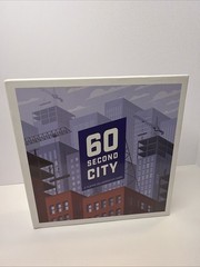 60 Second City – A 2 Player City Building Collaborative board game NEW In Stock