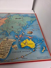 Vintage 1953 Milton Bradley Pirate and Traveler Board Game 4563-D Complete Game