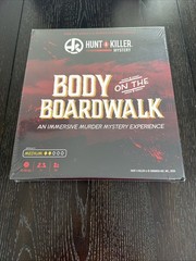 New Sealed Hunt A Killer Body on the Boardwalk Murder Mystery Strategy Game