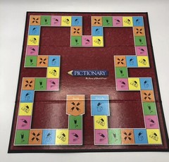 Pictionary Replacement Game Board And Instructions 2000 The Game Of Quick Draw