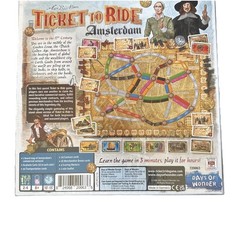 NEW! Ticket To Ride Amsterdam Board Game Days of Wonder Alan R Moon Train Cards