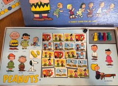 1959 PEANUTS: THE GAME OF CHARLIE BROWN AND HIS PALS GAME BY S & R COMPLETE