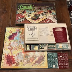 DALLAS Mattel Electronic Board Game 1981 Parker Brothers Working