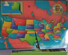 VTG Highlights Which Way USA? Board Game 100% Complete One Torn Corner