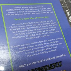 Millenniumopoly Board Game SEALED Late for the Sky Y2K 2000 vintage strategy