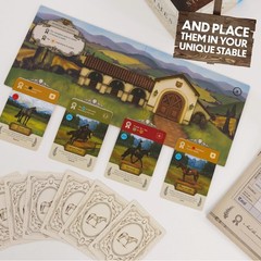 Family Card Game – Cozy Board Game for Kids & Adults, Unique Horses, 1-5 Players